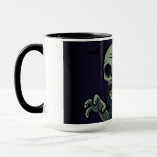 Gruseliger süßer Zombie Halloween Becher - Lustig Tasse