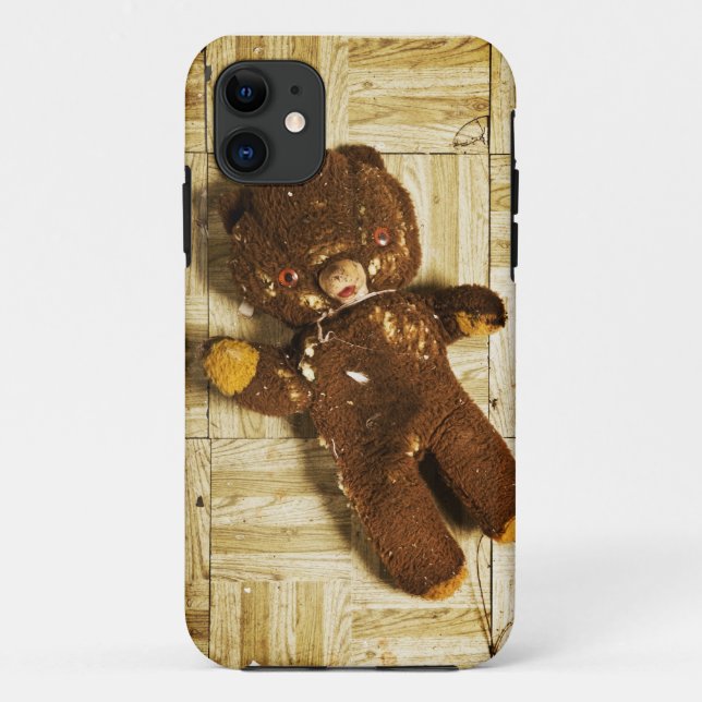 Gruseliger Teddybär Case-Mate iPhone Hülle (Rückseite)