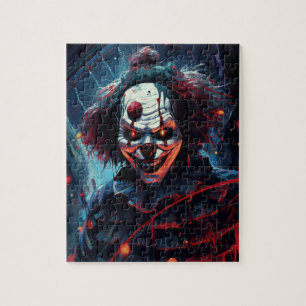 Gruseliger Vintage-Zeit-Clown