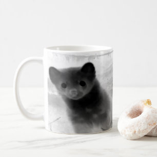 Gruseliger Wald Baummarder Düstere Natur Ästhetik Kaffeetasse