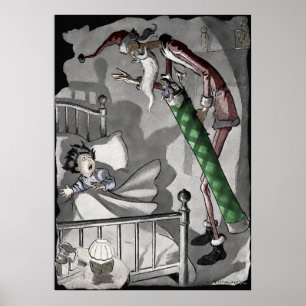 Gruseliger Weihnachtsmann Poster