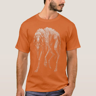 Gruseliger Wolf Schaf Horror Grusel Volksglaube Go T-Shirt