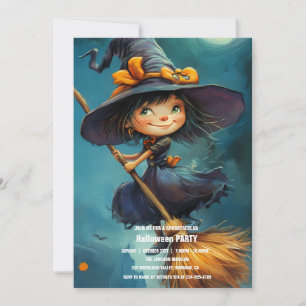 Gruseliges dunkles Spukhaus Halloween-Party I Einladung