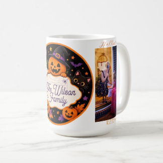 Gruseliges Halloween-Benutzerdefiniertes 2-Foto-Fa Kaffeetasse