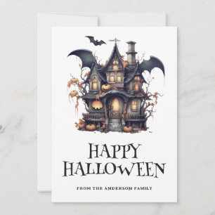 Gruseliges Halloween Feiertagskarte