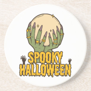 gruseliges Halloween Getränkeuntersetzer