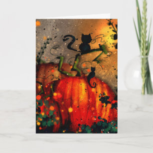 Gruseliges Halloween Karte