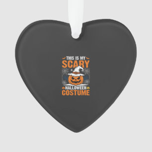 Gruseliges Halloween-Kostüm Kürbis-Hexenhut-Design Ornament