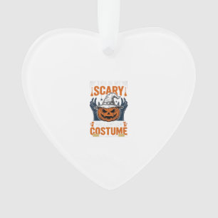 Gruseliges Halloween-Kostüm Kürbis Hexenhut Shirt_ Ornament