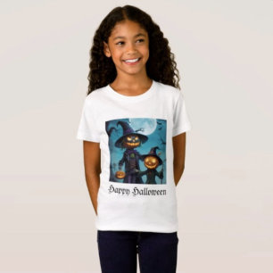 Gruseliges Halloween-Kürbis-Duo T-Shirt