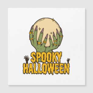 gruseliges Halloween Magnetkarte