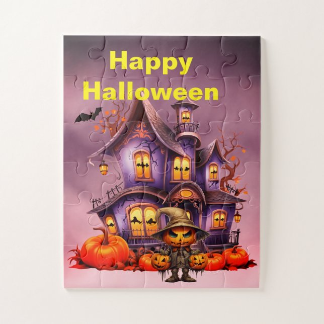 Gruseliges Halloween-Rätsel (Vertikal)