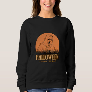 Gruseliges Halloween-Shirt mit lustigem Spruch Sweatshirt