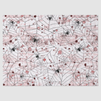 Gruseliges Halloween Spinnennetz Seidenpapier