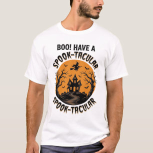 Gruseliges Halloween Spukhaus Vintage-Shirt T-Shirt