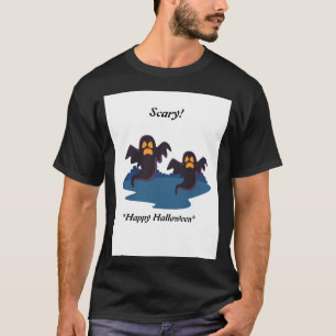 Gruseliges Happy Halloween XL Größen Kleidung Herr T-Shirt