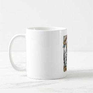 Gruseliges Haus-Shirt mit graviertem spooky manor Kaffeetasse