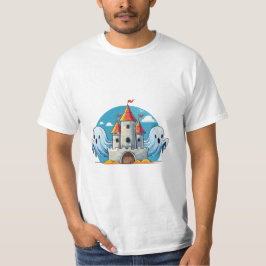 gruseliges Haus und Geist T-Shirt