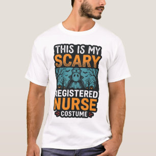 Gruseliges Krankenschwester-Kostüm Halloween-Shirt T-Shirt