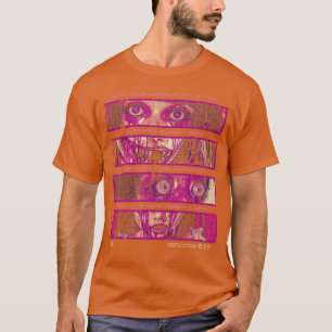 Gruseliges Manga-Anime-Mädchen Japanischer Horror T-Shirt