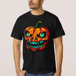 Gruseliges Monster Gruseliger Kürbis Halloween 202 T-Shirt