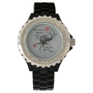 Gruseliges Poe-Zitat Armbanduhr