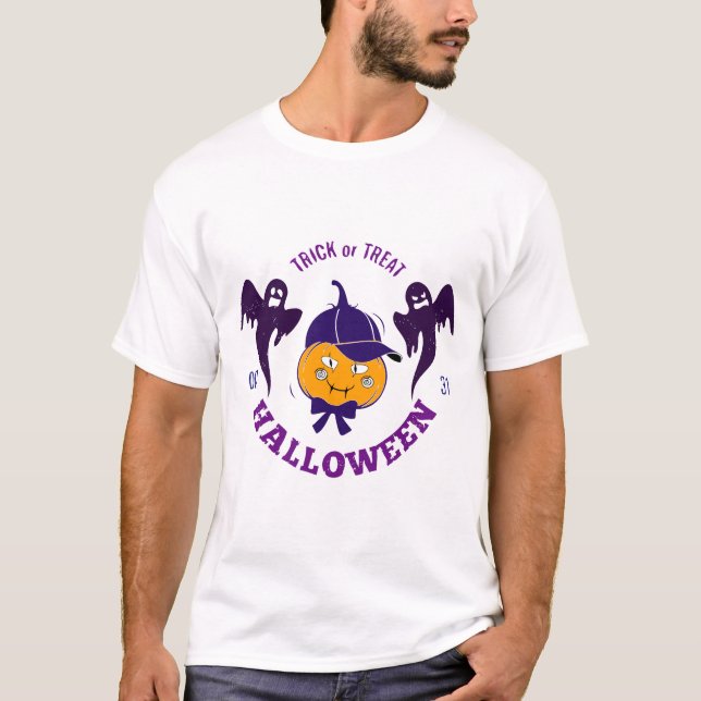 Gruseliges, schauriges Süßes oder Saures  T-Shirt (Vorderseite)