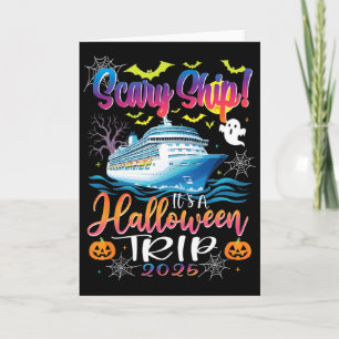 Gruseliges Schiff Es ist eine Halloween-Reise 2025 Karte