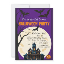 Gruseliges Spukhaus Halloween-Party