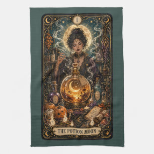 Gruseliges Tarot Geschirrtuch