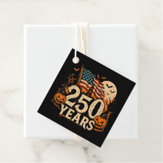 Gruseliges USA 250. Jubiläum Halloween Geschenkanhänger