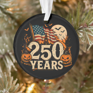 Gruseliges USA 250. Jubiläum Halloween Ornament