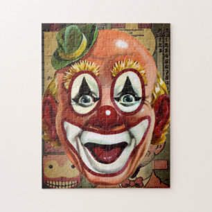Gruseliges Vintage-Clown-12-Puzzle