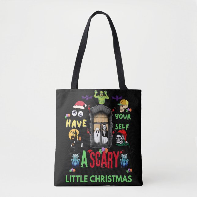 Gruseliges Weihnachtsdesign   Tasche (Vorderseite)