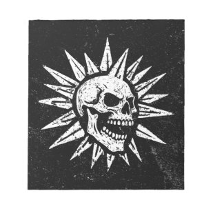 Gruselinsel Est 2002 Vergnügungspark Totenkopf Notizblock