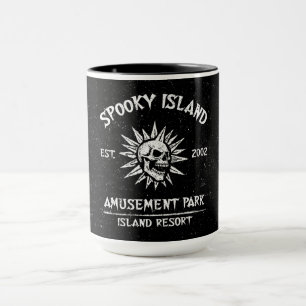 Gruselinsel Est 2002 Vergnügungspark Totenkopf Tasse