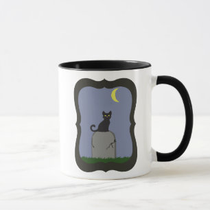Gruselkatze Halloween Tasse