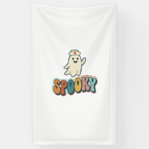 Gruselkrankenschwester Halloween Retro Lustig_1 Banner