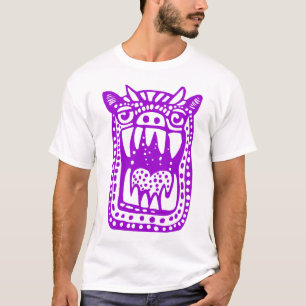 Gruselmonster - Lila T-Shirt