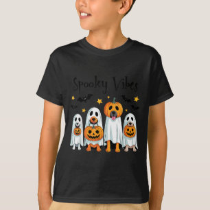 Gruselstimmung Halloween Hunde T-Shirt