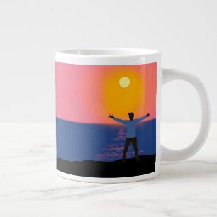 Gruß an die Sonne Jumbo-Tasse