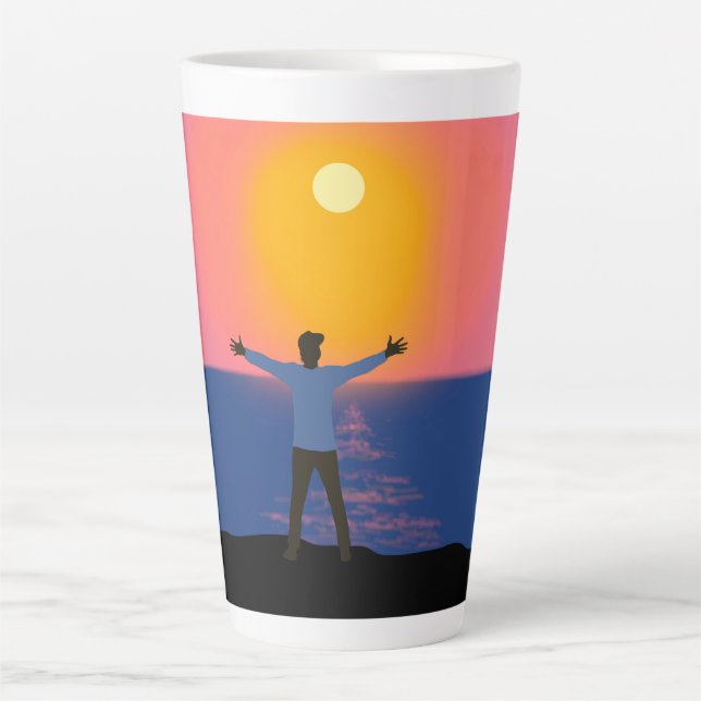 Gruß an die Sonne Milchtasse (Vorderseite)