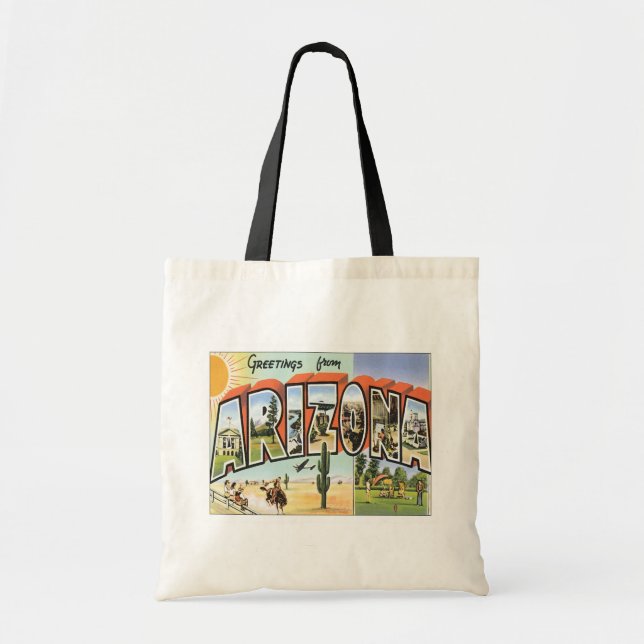 Gruß aus Arizona Tote Bag Tragetasche (Vorne)