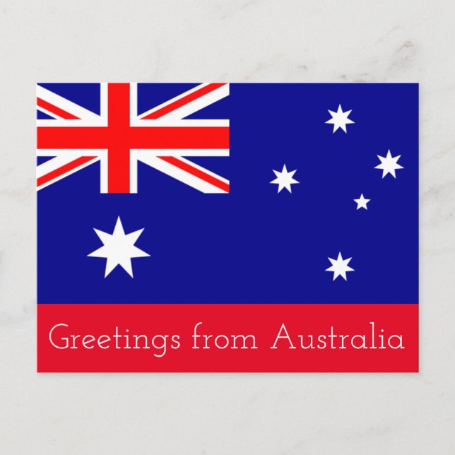 Gruß aus Australien — Postkarte (Vorderseite)