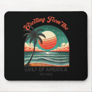Gruß aus dem Golf von Amerika lustiger Trump Mousepad