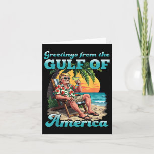 Gruß aus dem Patriotischen Golf der USA Karte