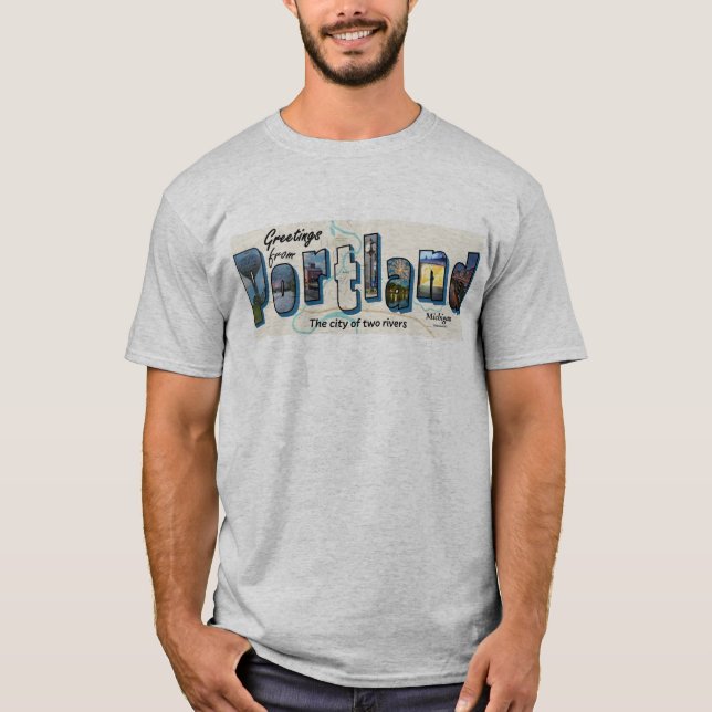 Gruß aus dem T - Shirt Portland (Vorderseite)