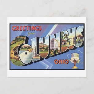 Gruß aus der Postkarte Columbus