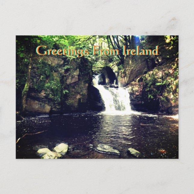 Gruß aus Irland Postkarte (Vorderseite)