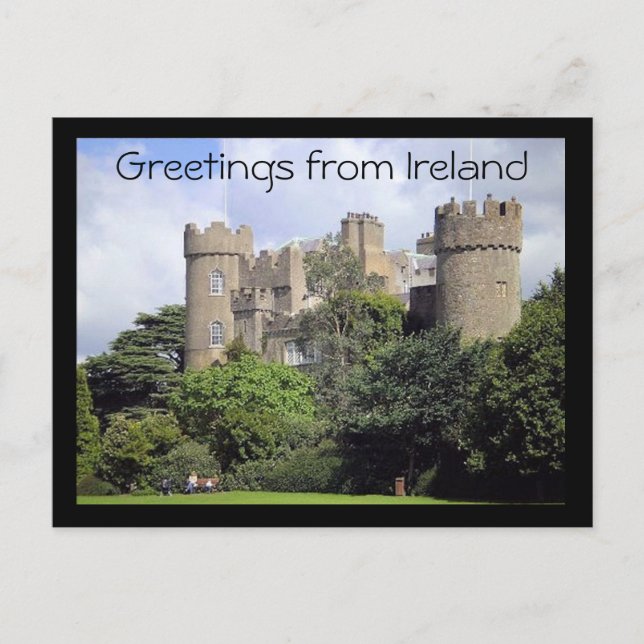 Gruß aus Irland Postkarte (Vorderseite)